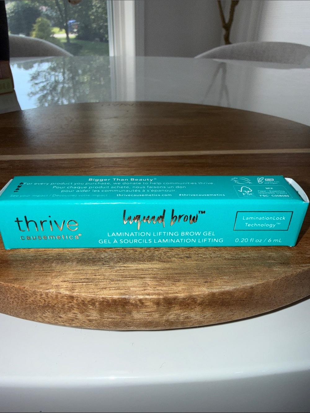thrive causemetics Liquid Brow Lamination Lifting Gel - clear
